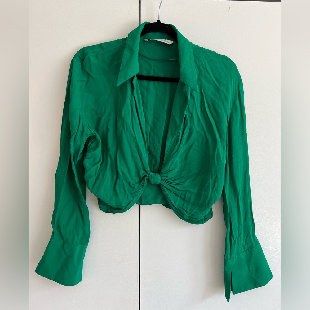 ZARA - green top